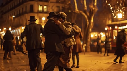 Afro Argentines dancing Tango.