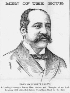 Edward Everett Brown. Published in The Colored American, National Negro Newspaper. Nov. 25, 1899. Vol 7 No 35.