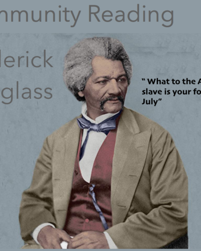 Frederick Douglass Statewide readings